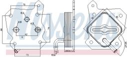 CHŁODNICA OLEJU TOYOTA YARIS 05-, AURIS07-, COROLLA 07-, VERSO 10- NISSENS NIS 90790
