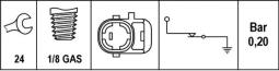CZUJNIK CIŚ.OLEJU TOYOTA 1,3-2,0D 92- HELLA 6ZL 003 259-511
