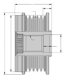 KOŁO PASWOE ALT. 9XU 358 039-041