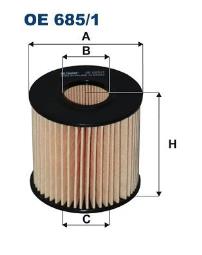 FILTR OLEJU TOYOTA BENZ. 3,5 V6 06- /CAMRY/ FILTRON FOE685/1       1