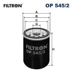 FILTR OLEJU FIAT BENZ.1,2 98- /BRAVA,PANDA/ FILTRON FOP545/2      12