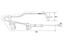 CZUJNIK ABS TOYOTA AVENSIS 2,0D4D 03- PG 1.7. 0 265 006 676