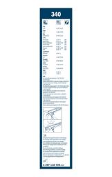 PIÓRA WYCIER. 340MM 2SZT /TWIN/ PG10.1. 3 397 118 700    340