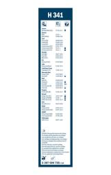 PIÓRO WYCIER. 340MM 1SZT /TWIN/ /TYLNA/ CITROEN BERLINGO 96-/MONDEO II/ASTRA 91- PG10.1. 3 397 004 755    H341  10