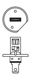 ŻARÓWKA H1 12V 55W /BOSCH/ XENON BLUE   /BLISTER/ PG2.3. 1 987 301 011
