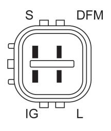 ALTERNATOR PG12.4. 0 986 046 120          BX