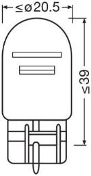 ŻARÓWKA 12V W21/5W 12V 21/5W W3x16q OR OSRAM OSR 7515-02B