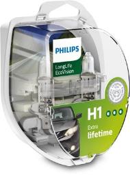 ŻARÓWKA H1 12V  55W /LONGLIFEECOVISION/ /KPL-2SZT/ PHILIPS PH 12258LLECOS2 /2-SZT/