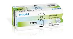 ŻARÓWKA 12V 21W KIER. BA15S P21W/LONGERLIFE ECOVISION/ PHILIPS PH 12498LLECOCP