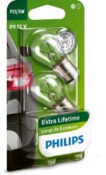 ŻARÓWKA 12V 21W/5W BAY15D /2-SZT/       /LONGLIFE ECOVISION/ PHILIPS PH 12499LLECOB2 /2-SZT/