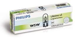 ŻARÓWKA 12V 5W W5W W2,1X9,5D T10/LONGERLIFE ECOVISION/ PHILIPS PH 12961LLECOCP